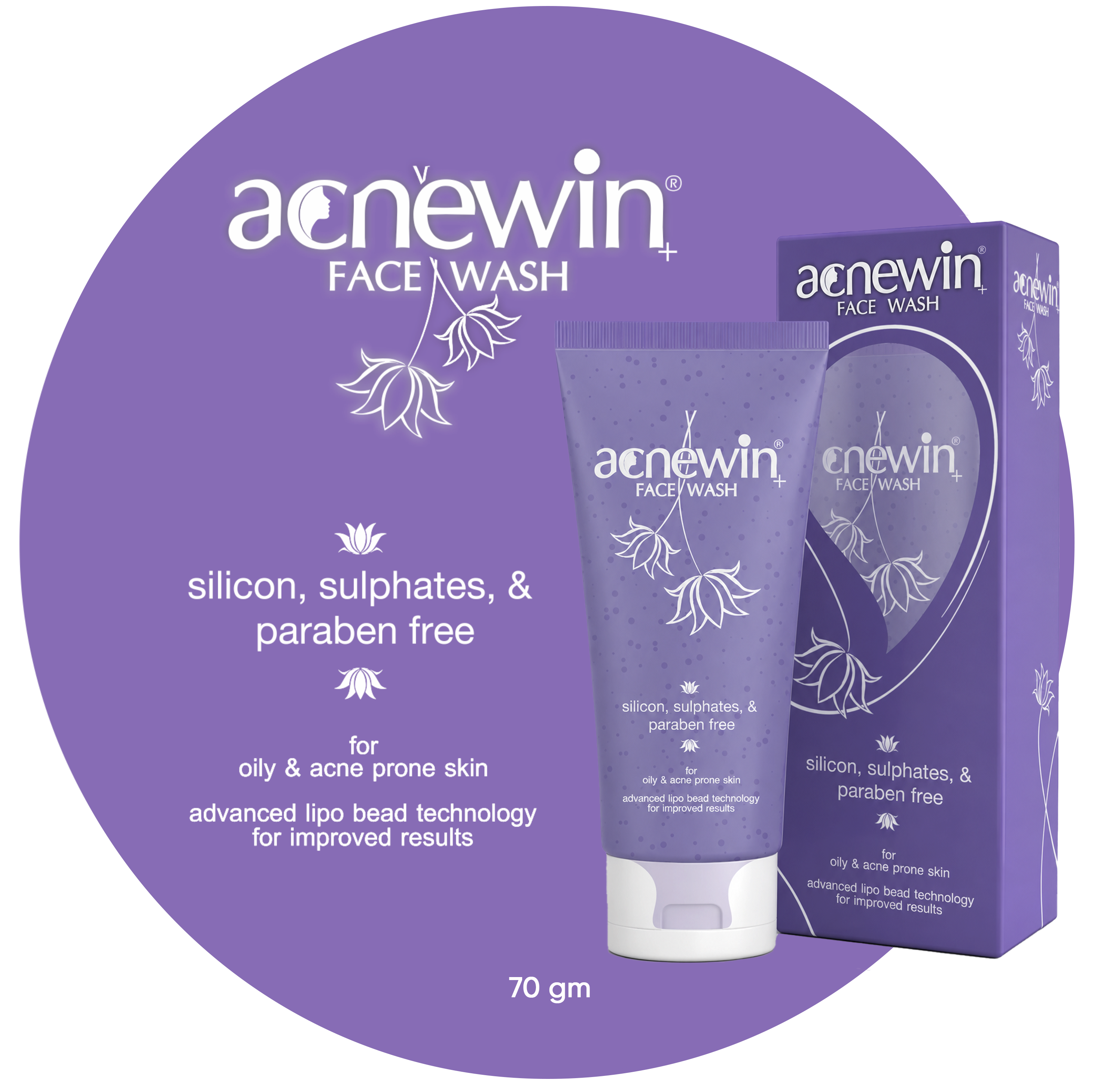 Acnewin+ Face Wash 70 GM