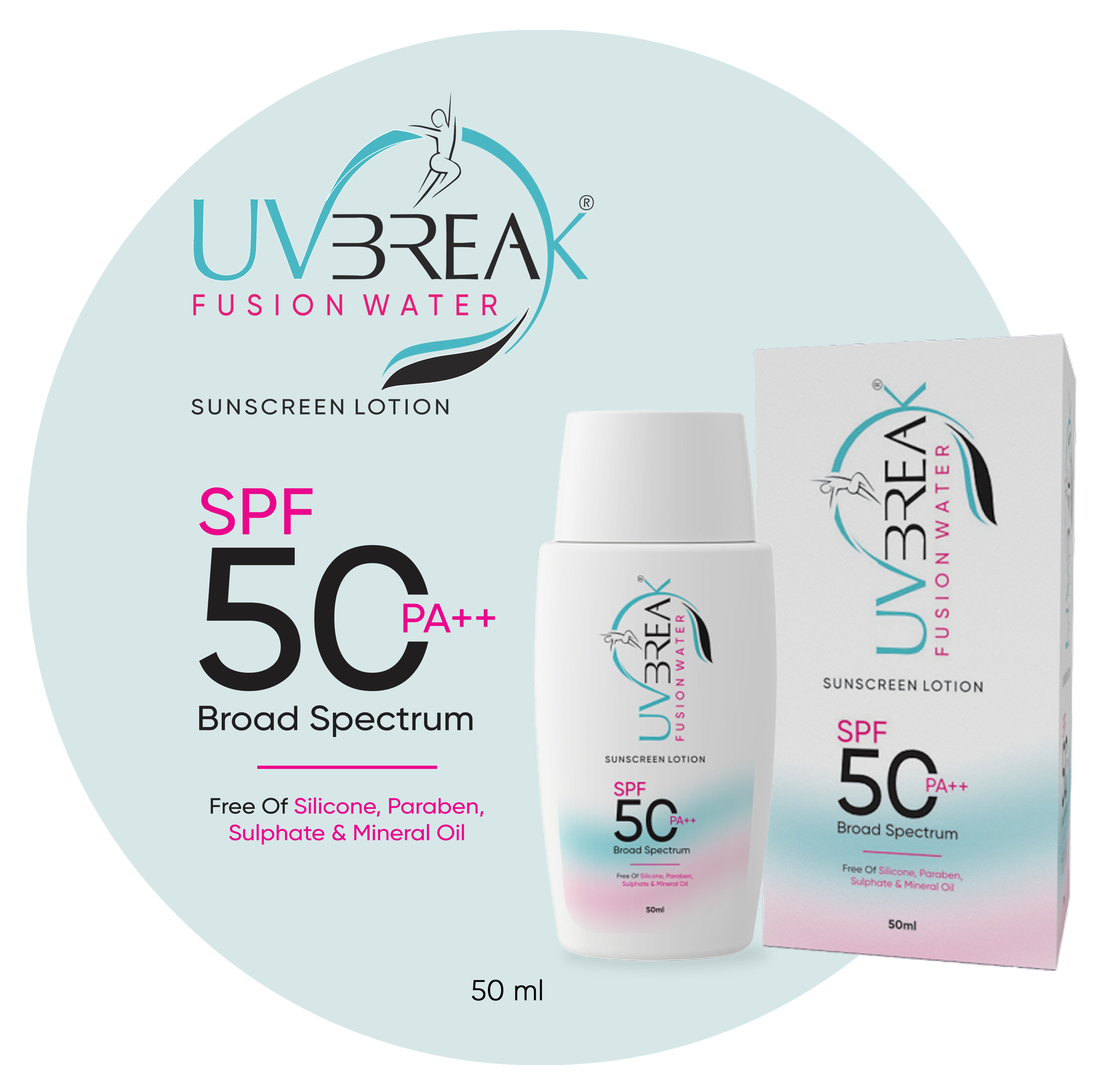 UVBREAK Fusion Water Sunscreen 50 ML