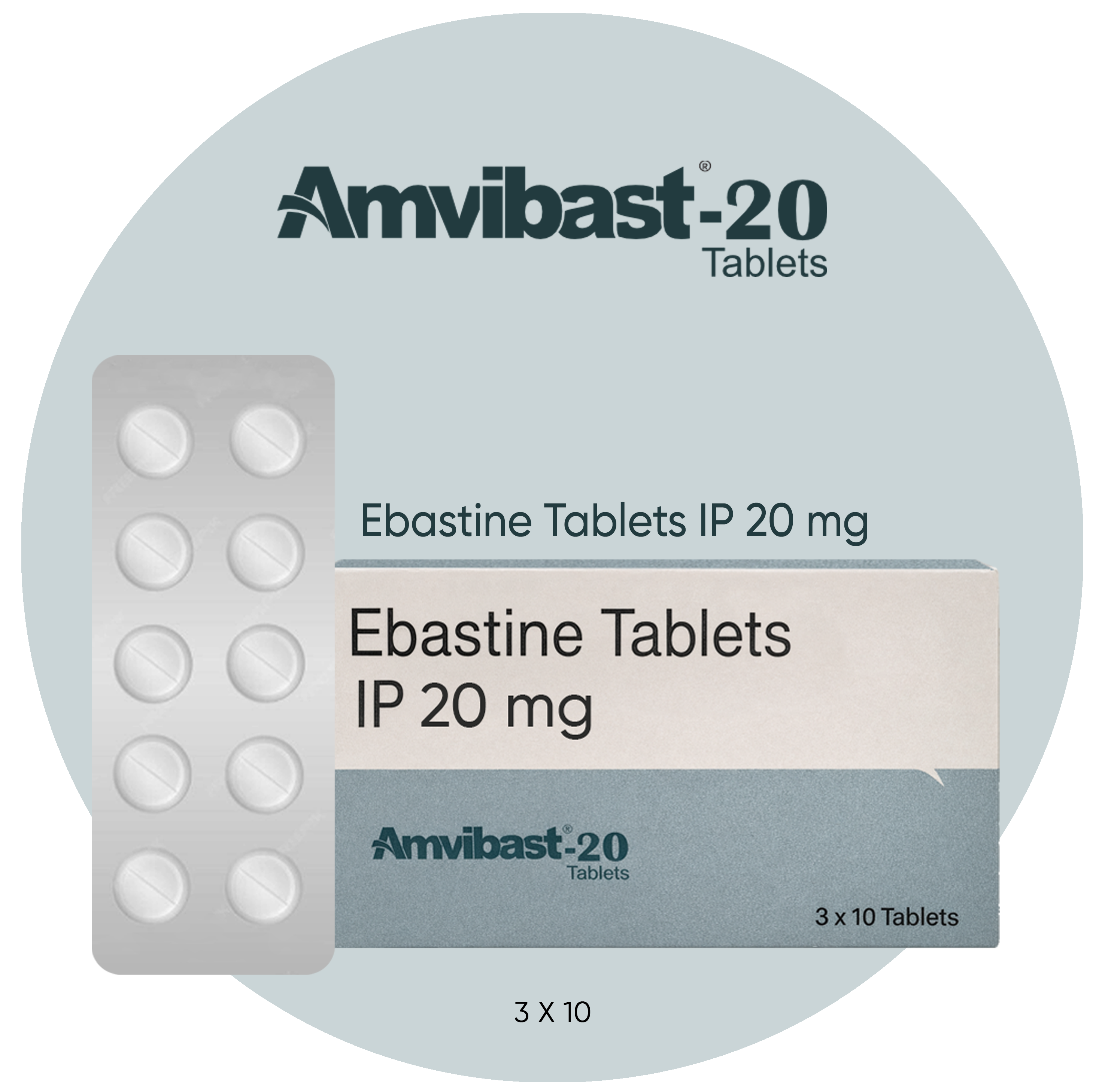 AMVIBAST-20 TABLETS 20 MG