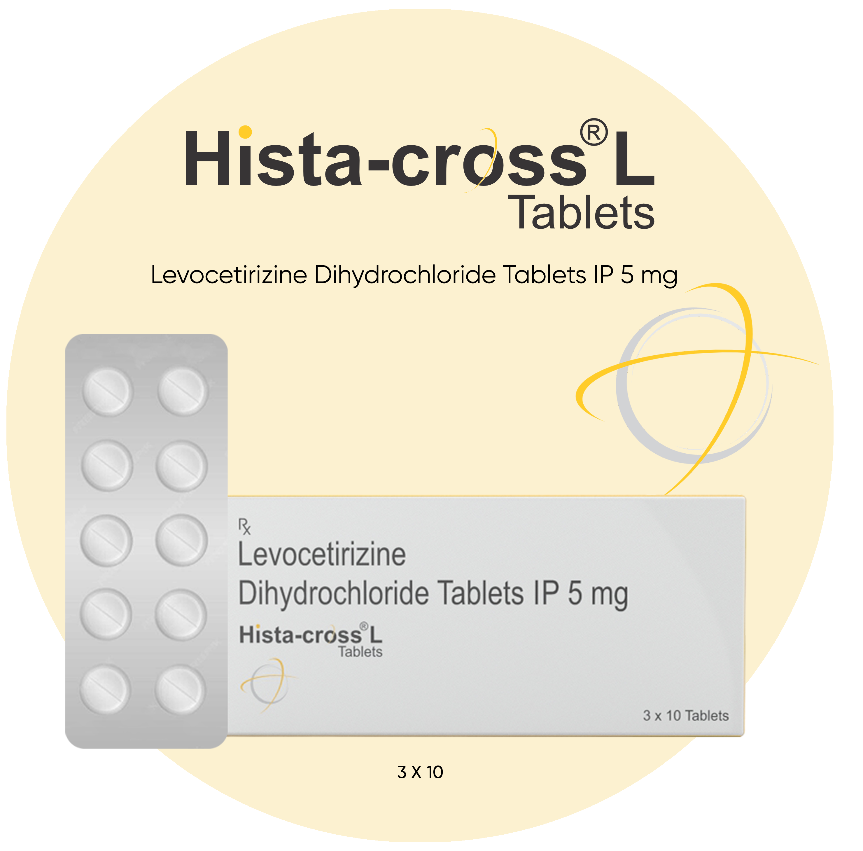 HISTACROSS-L TABS 5 MG