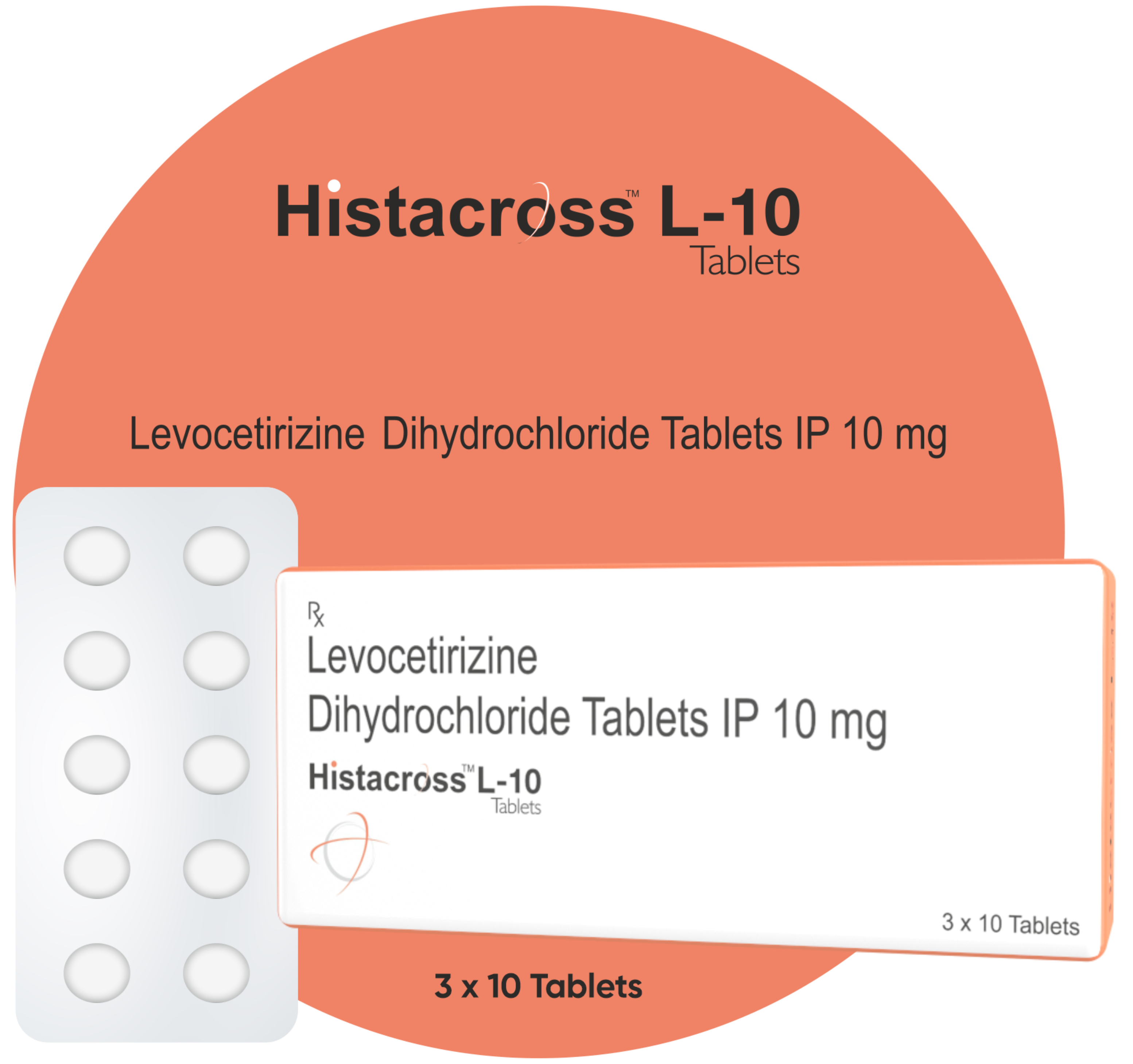 HISTOCROSS L TABS 10MG